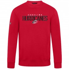 Carolina Hurricanes Levelwear Red Zane Carve Pullover Sweatshirt