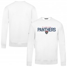 Florida Panthers Levelwear White Zane Carve Pullover Sweatshirt