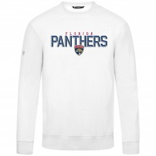 Florida Panthers Levelwear White Zane Carve Pullover Sweatshirt