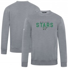 Dallas Stars Levelwear Gray Zane Carve Pullover Sweatshirt