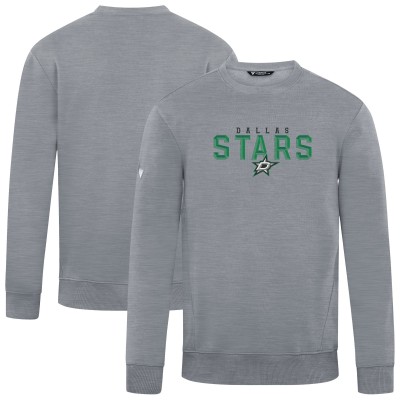 Dallas Stars Levelwear Gray Zane Carve Pullover Sweatshirt