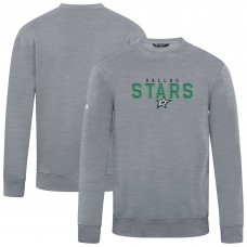 Dallas Stars Levelwear Gray Zane Carve Pullover Sweatshirt