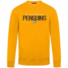Pittsburgh Penguins Levelwear Gold Zane Carve Pullover Sweatshirt