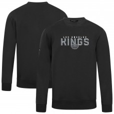 Los Angeles Kings Levelwear Black Zane Carve Pullover Sweatshirt