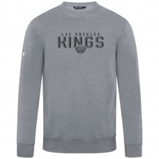 Los Angeles Kings Levelwear Gray Zane Carve Pullover Sweatshirt