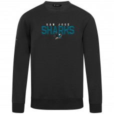 San Jose Sharks Levelwear Black Zane Carve Pullover Sweatshirt