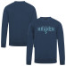 Seattle Kraken Levelwear Navy Zane Carve Pullover Sweatshirt Seattle Kraken Levelwear Navy Zane Carve Pullover Sweatshirt