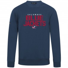 Columbus Blue Jackets Levelwear Navy Zane Carve Pullover Sweatshirt