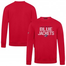 Columbus Blue Jackets Levelwear Red Zane Carve Pullover Sweatshirt