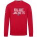 Columbus Blue Jackets Levelwear Red Zane Carve Pullover Sweatshirt