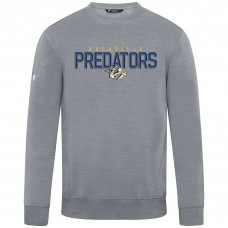 Nashville Predators Levelwear Gray Zane Carve Pullover Sweatshirt