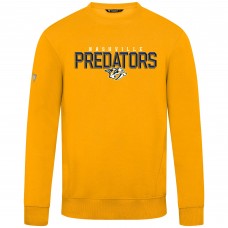 Nashville Predators Levelwear Gold Zane Carve Pullover Sweatshirt