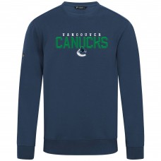 Vancouver Canucks Levelwear Navy Zane Carve Pullover Sweatshirt
