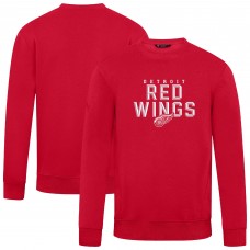 Detroit Red Wings Levelwear Red Zane Carve Pullover Sweatshirt