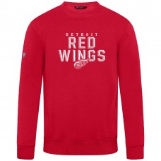 Detroit Red Wings Levelwear Red Zane Carve Pullover Sweatshirt