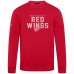 Detroit Red Wings Levelwear Red Zane Carve Pullover Sweatshirt