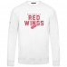 Detroit Red Wings Levelwear White Zane Carve Pullover Sweatshirt