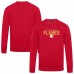 Calgary Flames Levelwear Red Zane Carve Pullover Sweatshirt