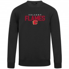 Calgary Flames Levelwear Black Zane Carve Pullover Sweatshirt