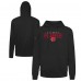 Calgary Flames Levelwear Black Podium Carve Pullover Hoodie