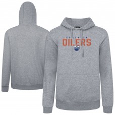 Толстовка Edmonton Oilers Levelwear Gray Podium Carve