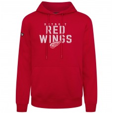 Detroit Red Wings Levelwear Red Podium Carve Pullover Hoodie