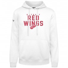Detroit Red Wings Levelwear White Podium Carve Pullover Hoodie Detroit Red Wings Levelwear White Podium Carve Pullover Hoodie