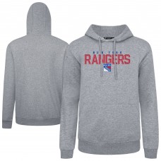 Толстовка New York Rangers Levelwear Gray Podium Carve Толстовка New York Rangers Levelwear Gray Podium Carve