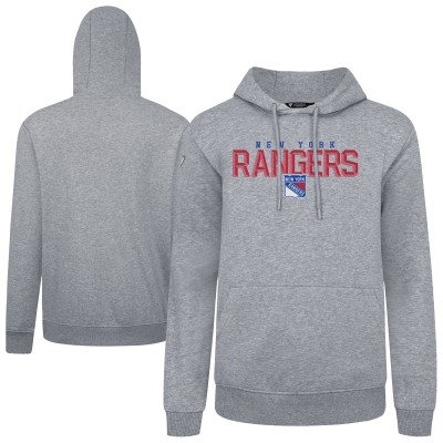 Толстовка New York Rangers Levelwear Gray Podium Carve
