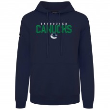 Vancouver Canucks Levelwear Navy Podium Carve Pullover Hoodie