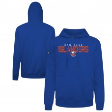 New York Islanders Levelwear Royal Podium Carve Pullover Hoodie