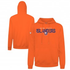 New York Islanders Levelwear Orange Podium Carve Pullover Hoodie