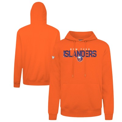 New York Islanders Levelwear Orange Podium Carve Pullover Hoodie