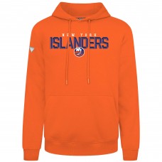 New York Islanders Levelwear Orange Podium Carve Pullover Hoodie