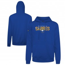 Buffalo Sabres Levelwear Royal Podium Carve Pullover Hoodie