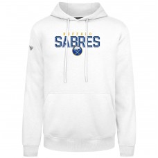Buffalo Sabres Levelwear White Podium Carve Pullover Hoodie