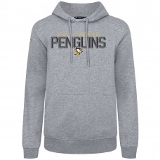 Pittsburgh Penguins Levelwear Gray Podium Carve Pullover Hoodie Pittsburgh Penguins Levelwear Gray Podium Carve Pullover Hoodie