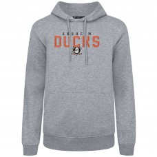 Толстовка Anaheim Ducks Levelwear Gray Podium Carve