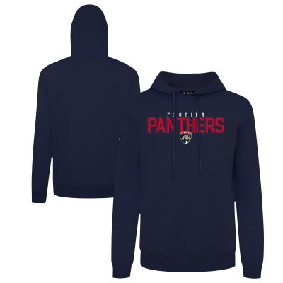 Florida Panthers Levelwear Navy Podium Carve Pullover Hoodie