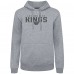 Los Angeles Kings Levelwear Gray Podium Carve Pullover Hoodie
