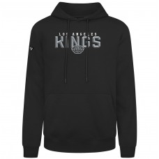 Los Angeles Kings Levelwear Black Podium Carve Pullover Hoodie