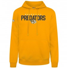 Nashville Predators Levelwear Gold Podium Carve Pullover Hoodie