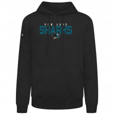 San Jose Sharks Levelwear Black Podium Carve Pullover Hoodie San Jose Sharks Levelwear Black Podium Carve Pullover Hoodie