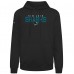 San Jose Sharks Levelwear Black Podium Carve Pullover Hoodie