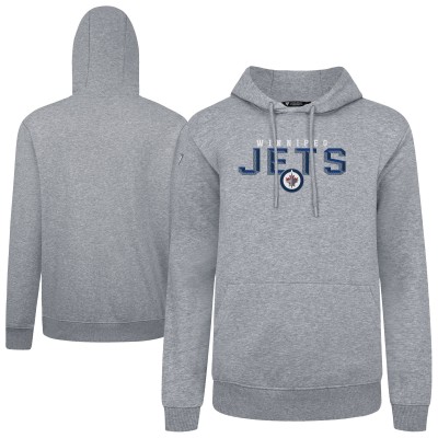 Толстовка Winnipeg Jets Levelwear Gray Podium Carve
