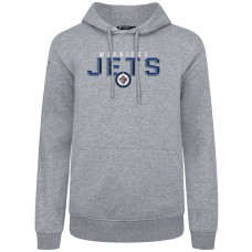 Толстовка Winnipeg Jets Levelwear Gray Podium Carve