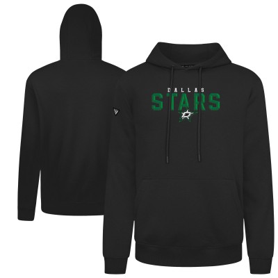 Dallas Stars Levelwear Black Podium Carve Pullover Hoodie