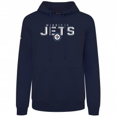 Толстовка Winnipeg Jets Levelwear Navy Podium Carve