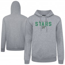 Dallas Stars Levelwear Gray Podium Carve Pullover Hoodie