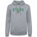 Dallas Stars Levelwear Gray Podium Carve Pullover Hoodie